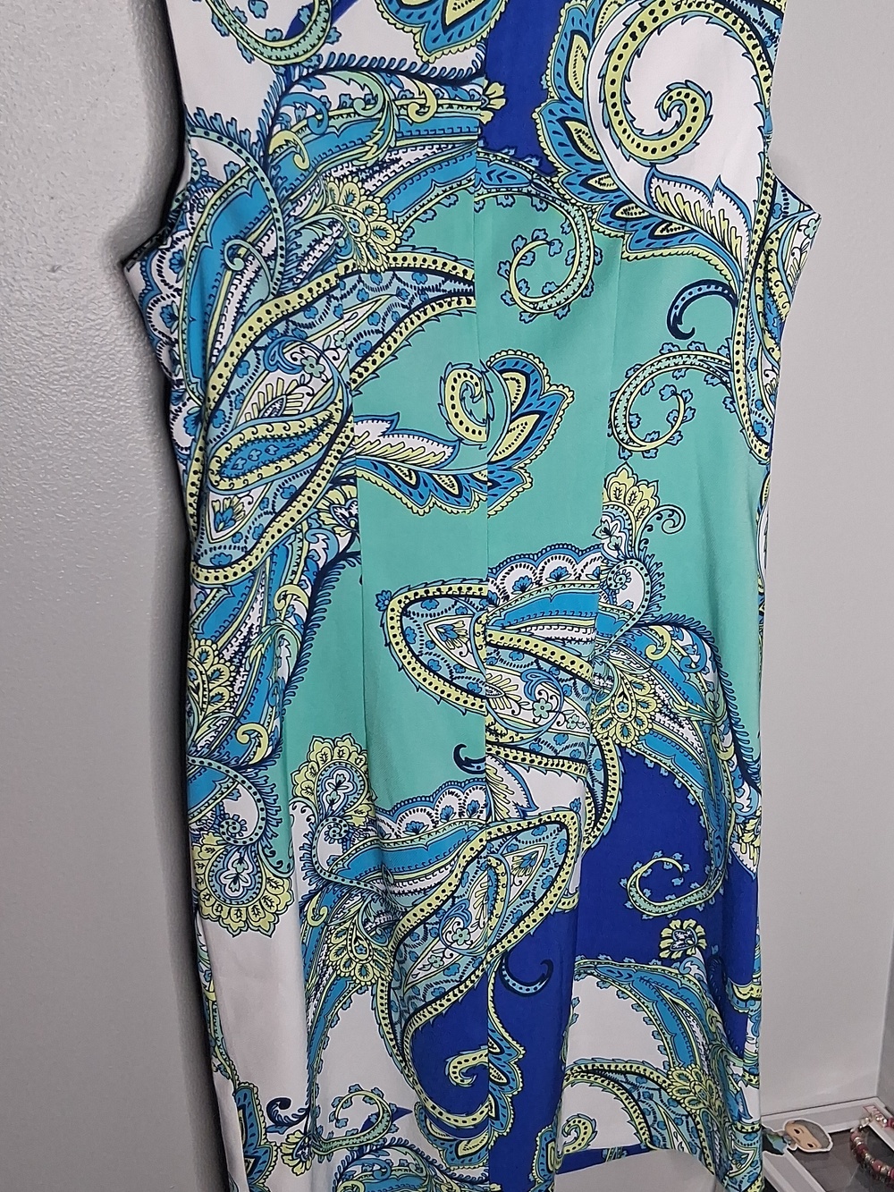 ALYX Sleeveless Paisley Sheath Dress – Size 4 - Picture 2 of 6